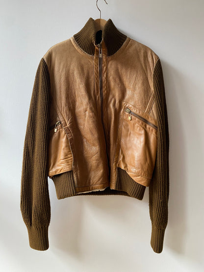 Dirk Bikkembergs F/W2004 Leather Jacket